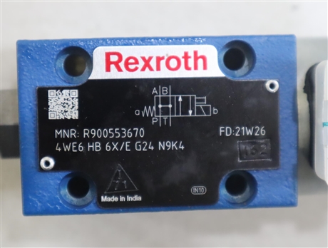 R900553670 4WE6HB62/EG24N9K4 德国力士乐REXROTH电磁阀