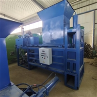 三缸方捆压块机 液压稻草自动打捆机 养牛场牧草打包机