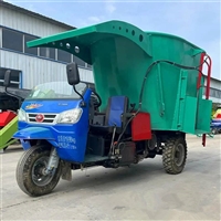 养牛羊投料车 双侧出料电动车 畜牧养殖用抛料车