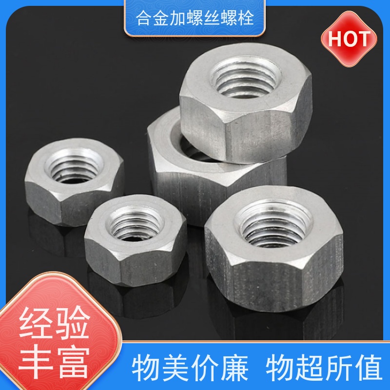 生产美标 GH500 镍基合金 法兰阀门螺丝 来图定制