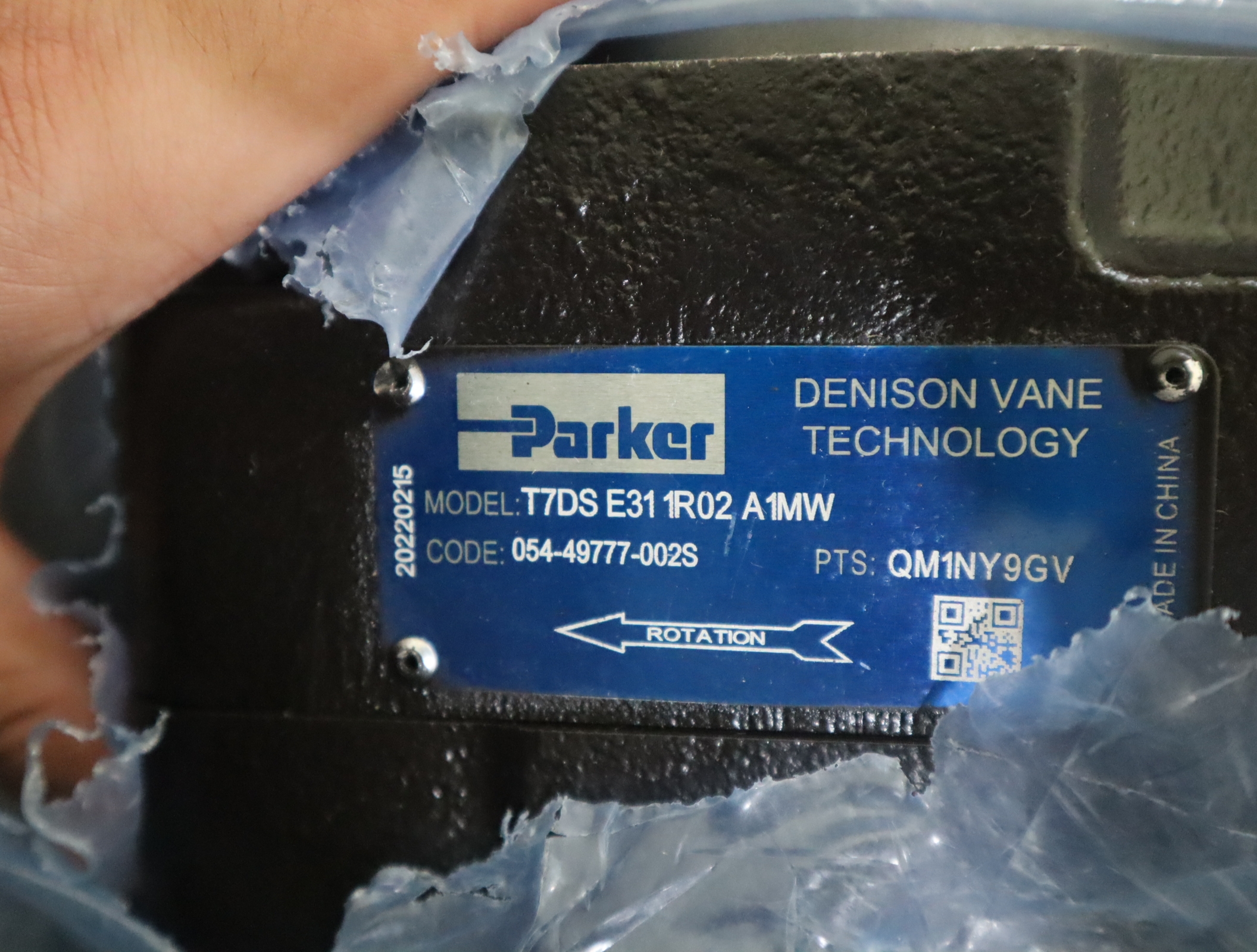 054-49777-002S T7DS E31 1R02 A1MW 派克PARKER叶片泵DENISON