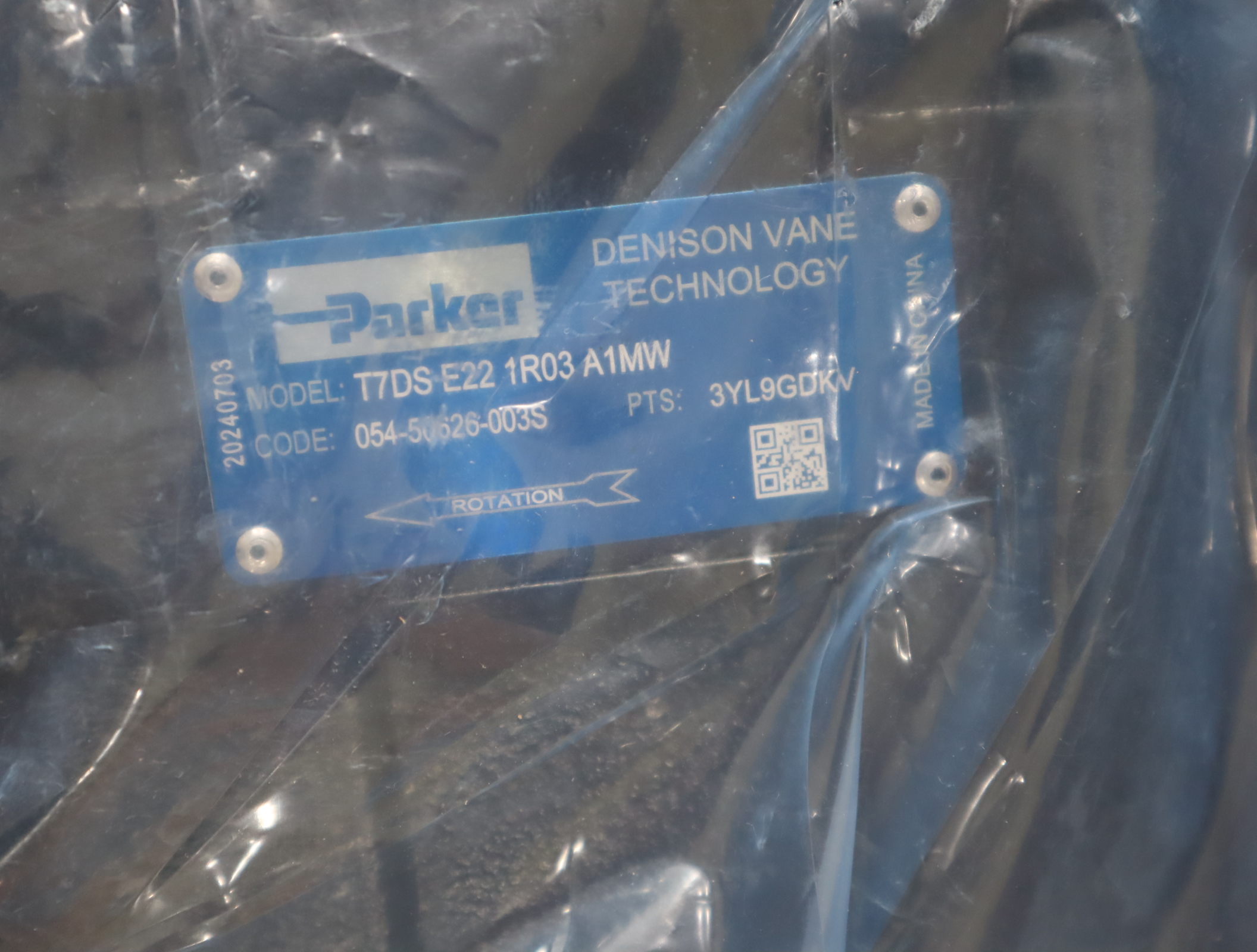 054-50626-003S T7DS E22 1R03 A1MW 派克PARKER叶片泵DENISON