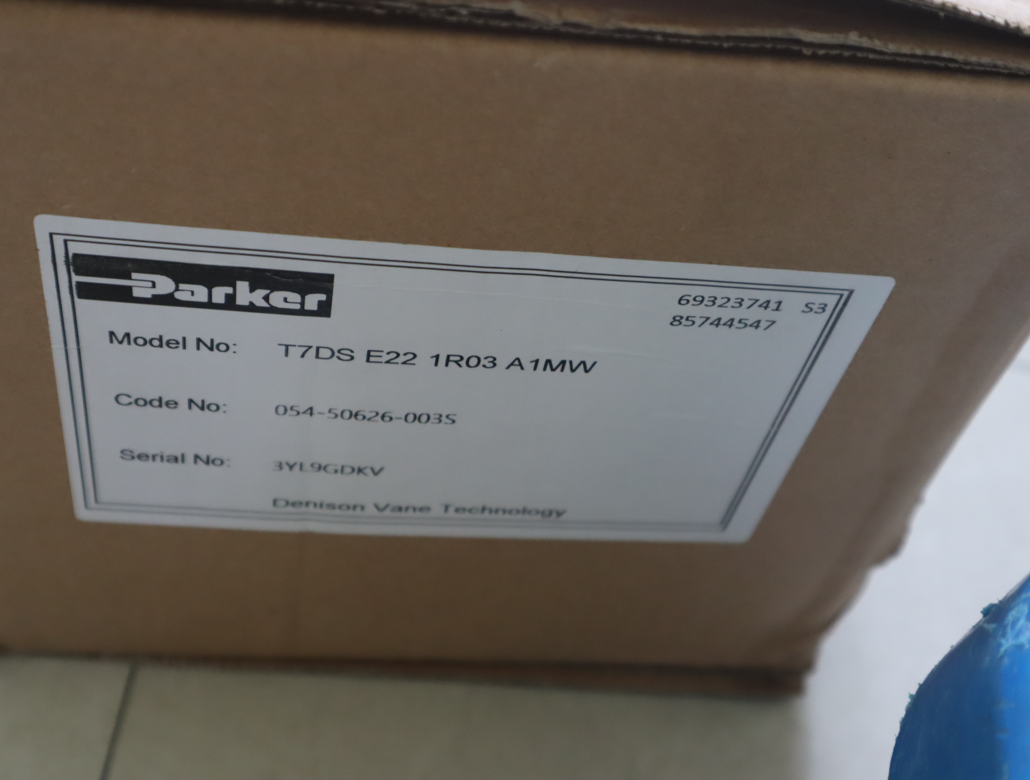 054-50626-003S T7DS E22 1R03 A1MW 派克PARKER叶片泵DENISON