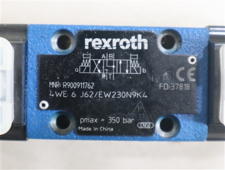 R900911762 4WE6J62/EW230N9K4 德国力士乐REXROTH电磁阀