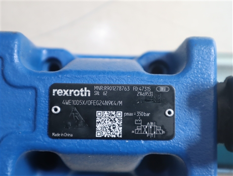 4WE10D50/OFEG24N9K4/M R901278763 德国力士乐REXROTH电磁阀