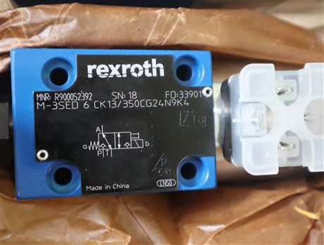 R900052392 M-3SED6CK1X/350CG24N9K4 德国力士乐REXROTH电磁球阀
