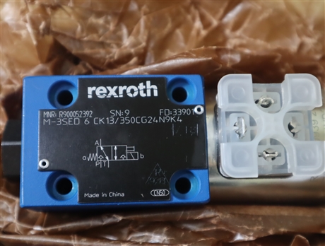 R900052392 M-3SED6CK14/350CG24N9K4 德国力士乐REXROTH电磁球阀