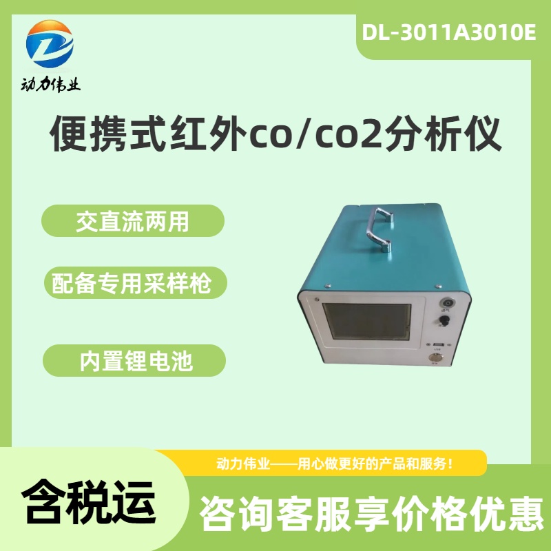DL-3010/3011AE型便携式红外线CO/CO2综合分析仪USB接口锂电池