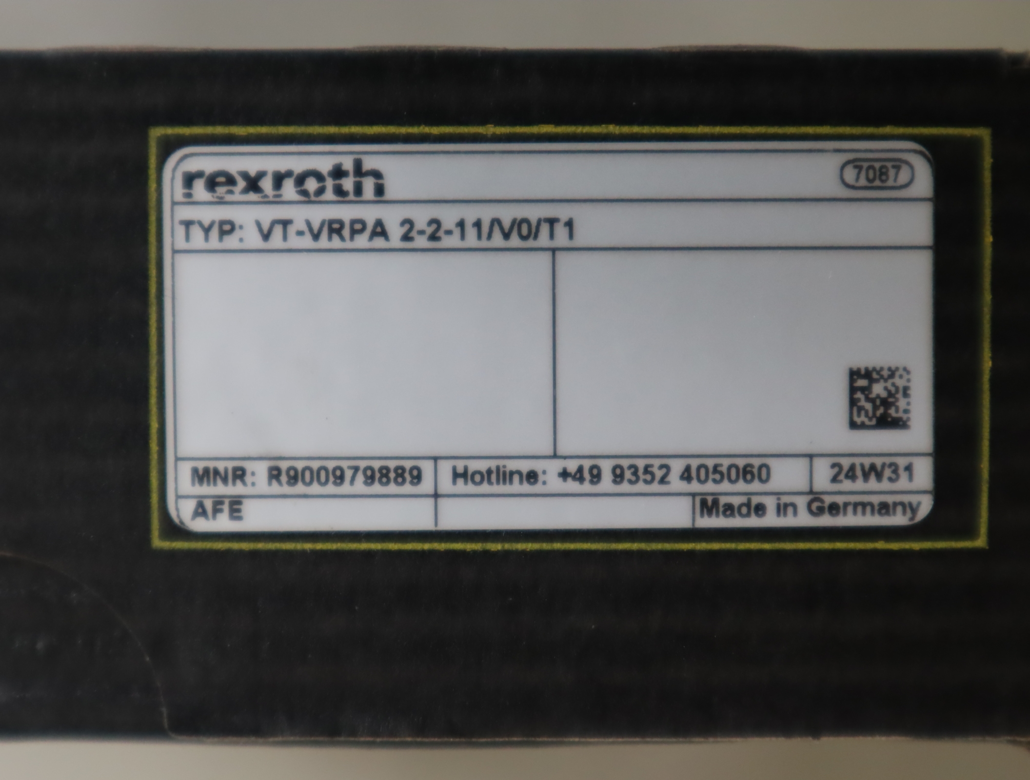 VT-VRPA 2-2-11/V0/T1 R900979889 德国REXROTH力士乐放大器