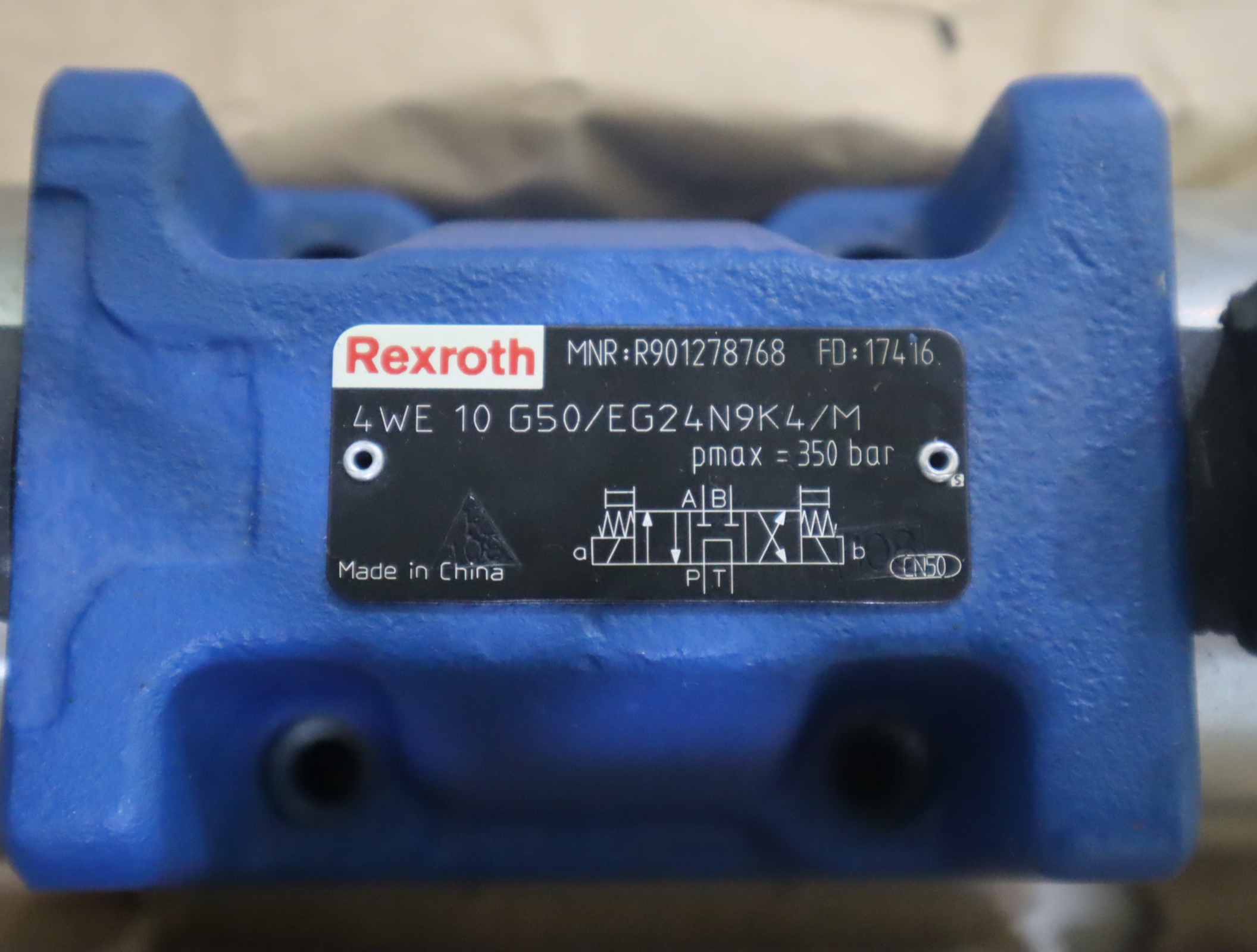 4WE10G50/EG24N9K4/M R901278768 力士乐REXROTH电磁阀