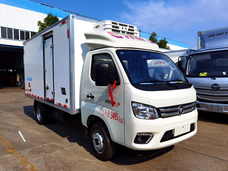 福田祥菱M2厢式3.7米冷藏车 疫苗冷链运输保温车