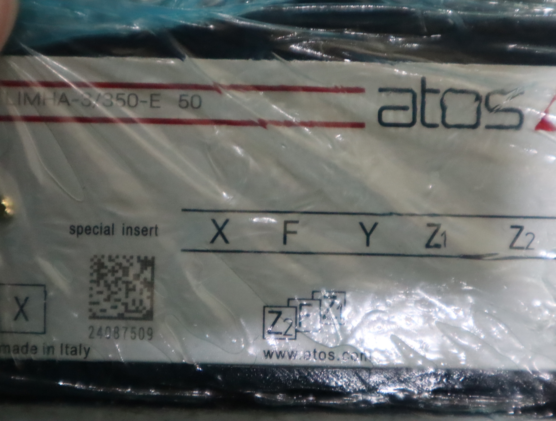 LIMHA-3/350-E 50 DHE-0639/0 20 24VDC意大利阿托斯ATOS液压阀