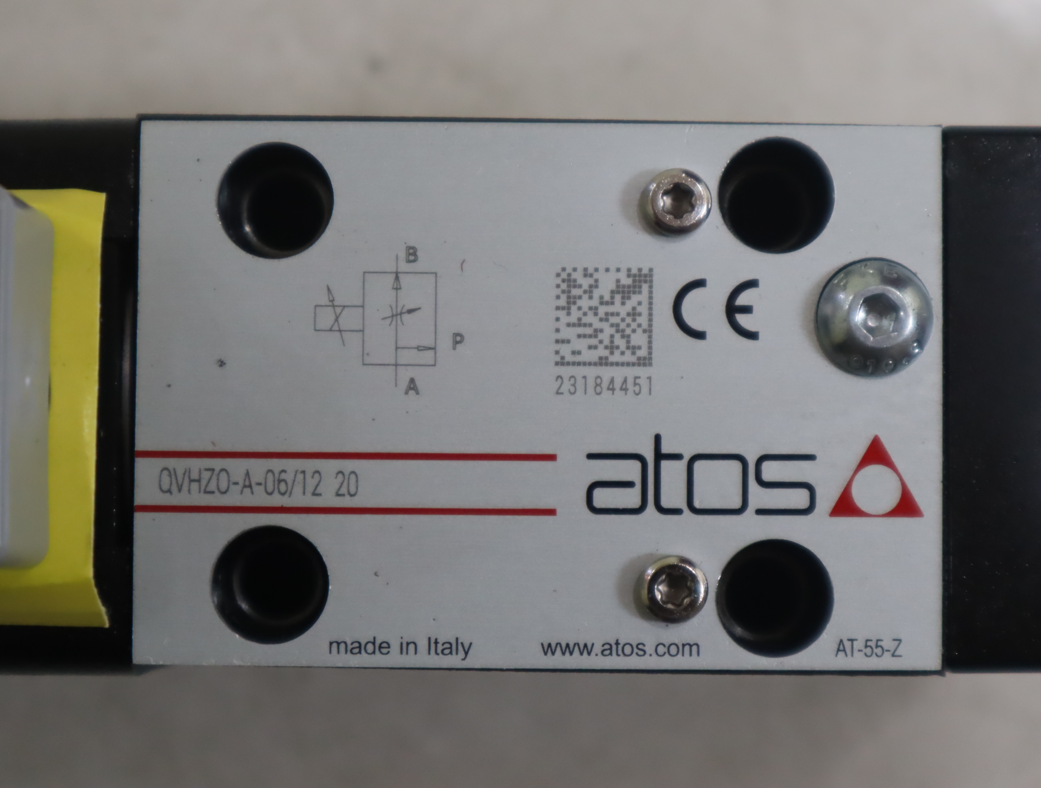 QVHZO-A-06/12 20 23184451 AT-55-Z 意大利阿托斯ATOS比例阀
