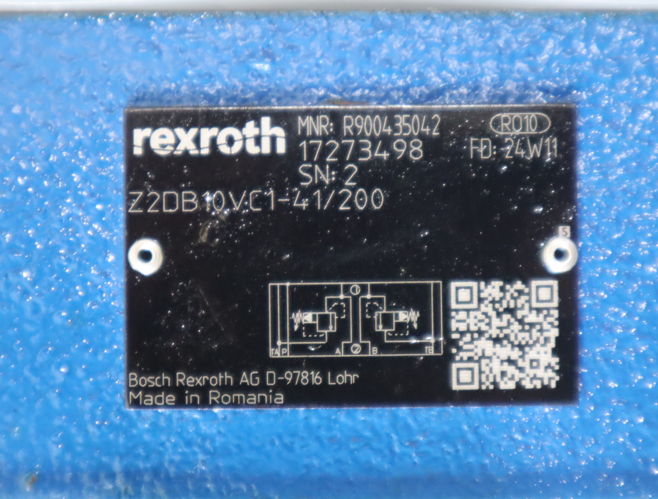 Z2DB10VC1-41/200 R900435042 Z2DB10VC1-40/200 力士乐REXROTH阀