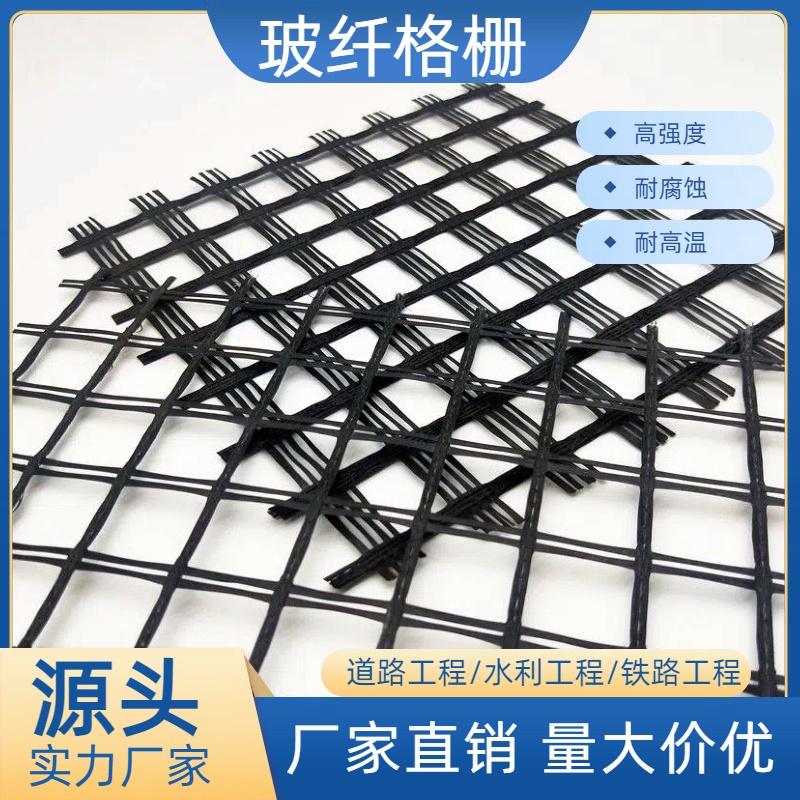 单向双向土工格栅 护坡道路用 玻纤 塑料土工格栅