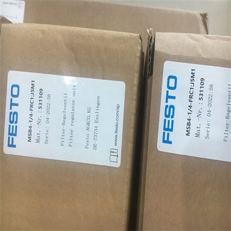 FESTO气源处理装置组合MSB4-1/4:C3J1D1A1F3-WP配置