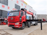 解放J6P前四后八上装三一14吨直臂式吊机带1.5吨原厂副钩