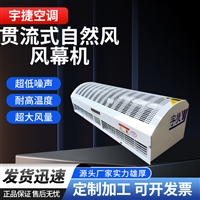宇捷 RM-1515-S贯流式热水风幕机 散热量高 冬夏交替使用