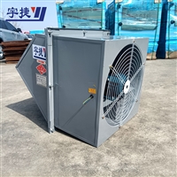 WSP-750边墙风机  WEX-400D4边墙式风机 带防雨弯头自垂百叶防护网