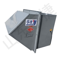 WEX防爆边墙风机 1450转速不锈钢轴流 65℃适用温控