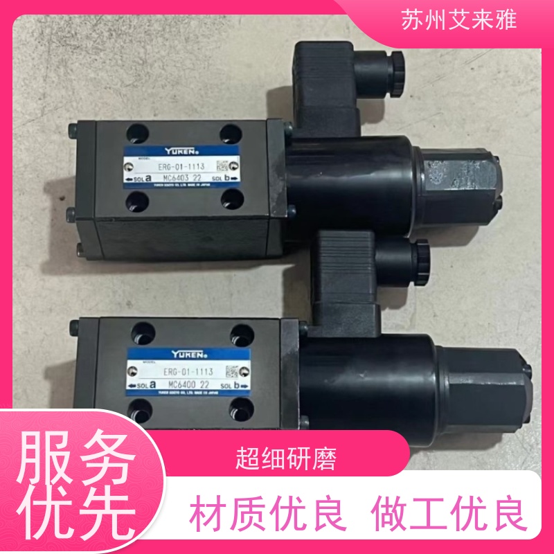 台湾油研电磁阀手动复位型双单向节流阀DZT-L12H-T液压多路阀