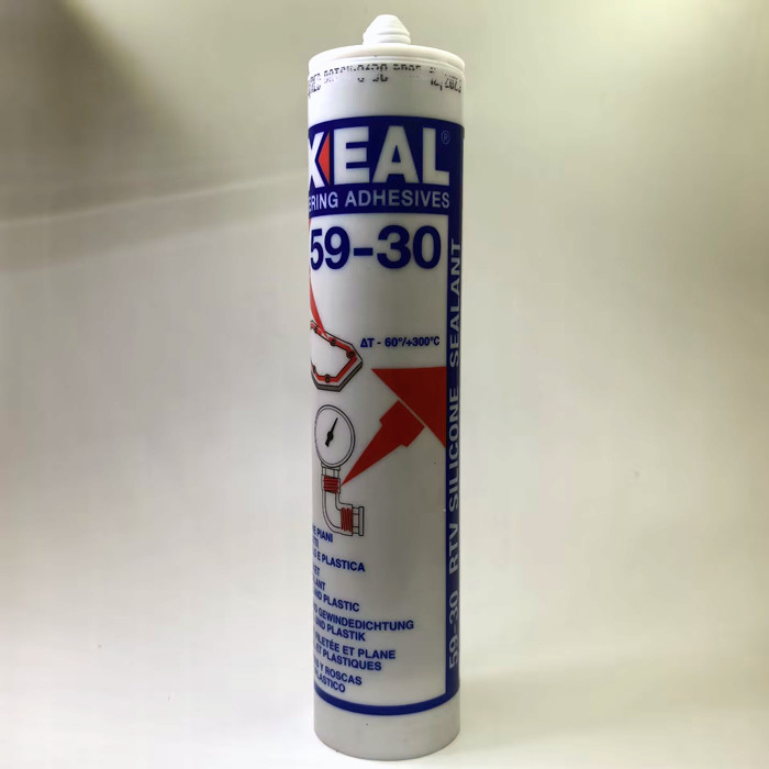 乐赛尔59-30密封胶 LOXEAL59.30红色耐高温硅橡胶 300ML