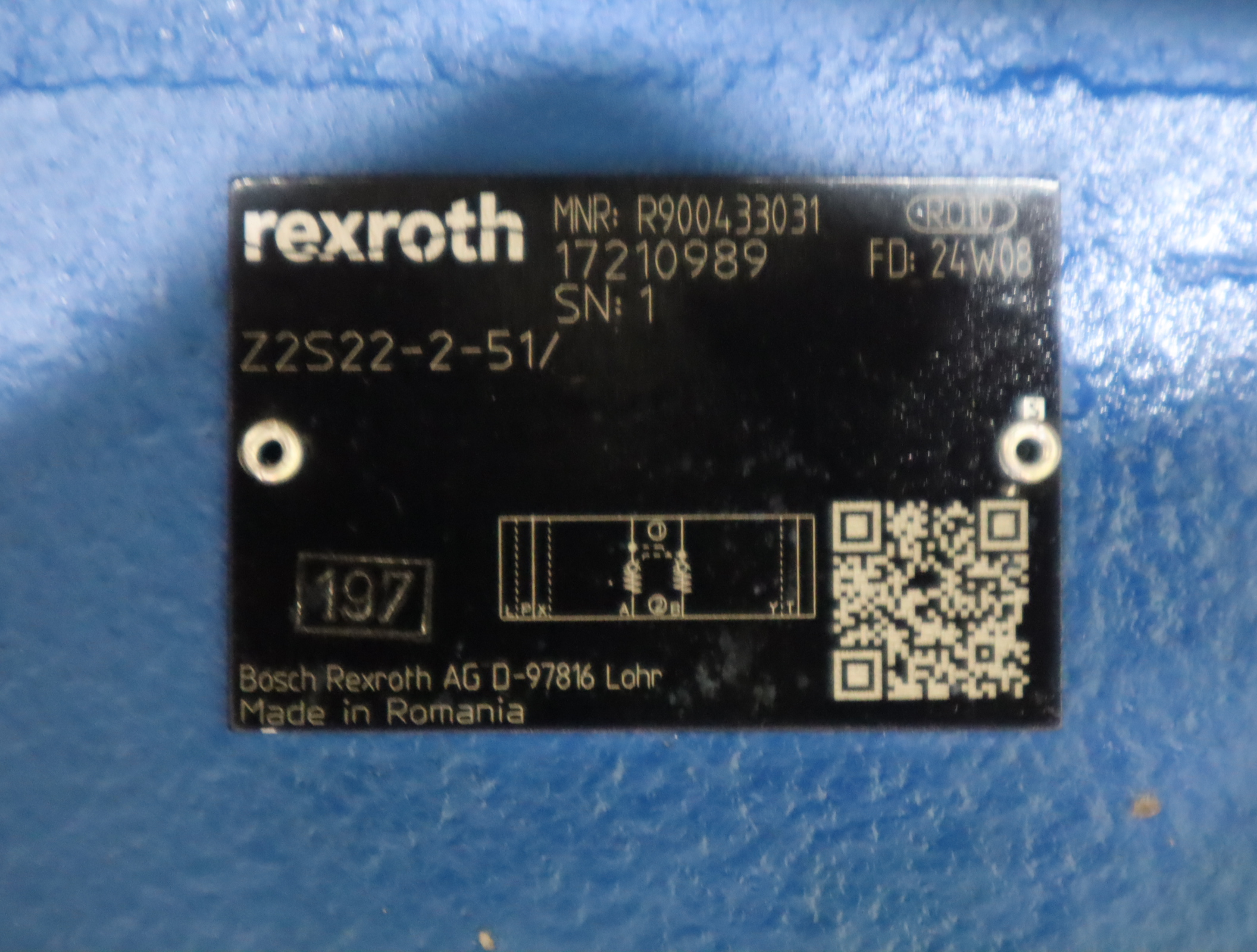 Z2S22-2-51/ Z2S22-2-50/ Z2S22-2-5X/ R900433031 力士乐REXROTH