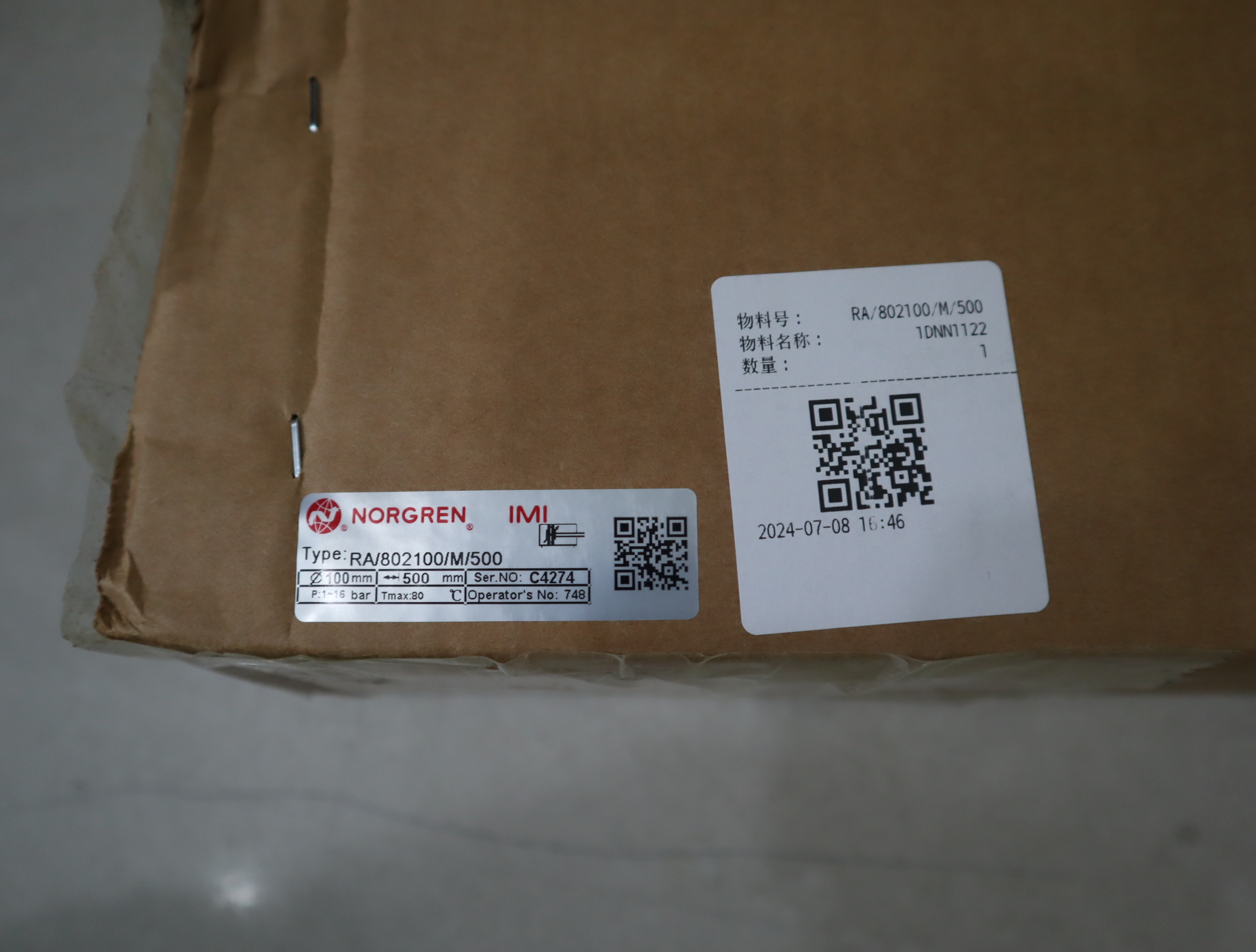 RA/802100/M/500 英国诺冠NORGREN IMI 气动阀