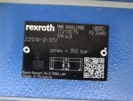 Z2S10-2-30/ Z2S10-2-31/ Z2S10-2-32/ R900421985 REXROTH