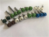 烤漆螺丝头部烤漆彩色钻尾