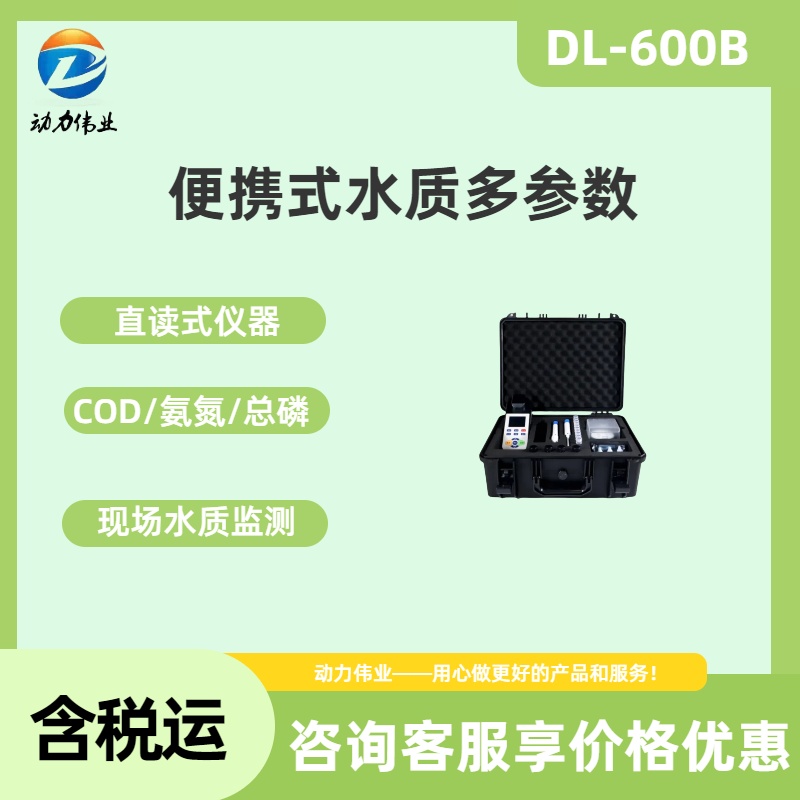 功率小DL-600B型便携式多参数水质检测仪携带方便小巧美观