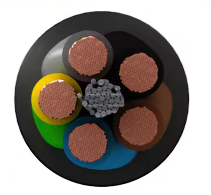 GRDGOU-JN 起重机和提升机电缆，柔性扁平电缆，有CE认证