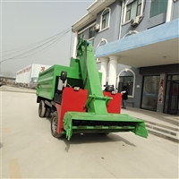 养牛场三轮扒粪车 五立方四驱自走式铲粪机 圈舍清理运粪车