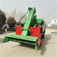 养牛场四轮清粪机 牧场地面刮粪车 粪尿干湿两用清粪车