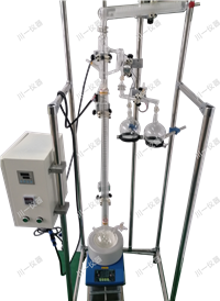 实验室玻璃减压蒸馏装置AYJ-2回流比调控电加热蒸馏精馏柱精馏釜