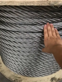 桥梁加固用不锈钢丝绳 护栏用钢丝绳