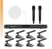 河南麒麟方图KRU-W8U2H方杆无线会议套装由 郑州丽声电子代理价格