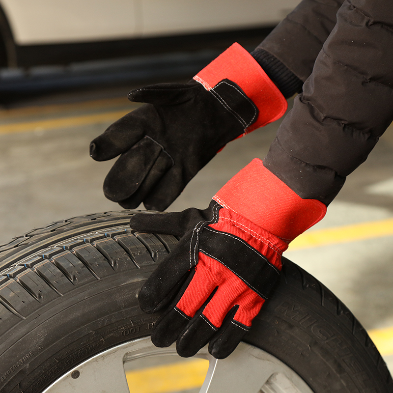 DLC228牛皮手套 厂家直发 防割保护双手 全国发货