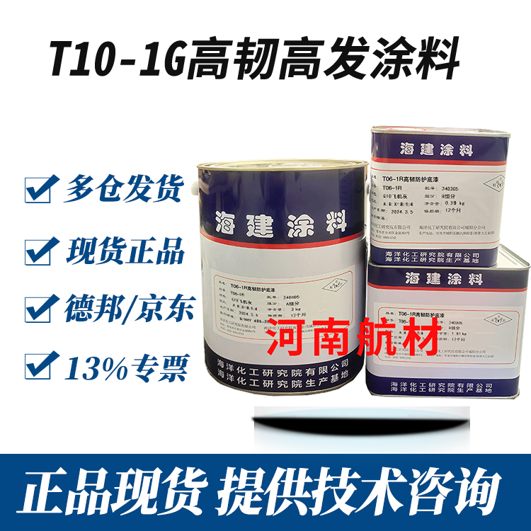 T10-1G高韧高发涂料价格-海洋化工研究所 配合T06-1R高韧防护底漆