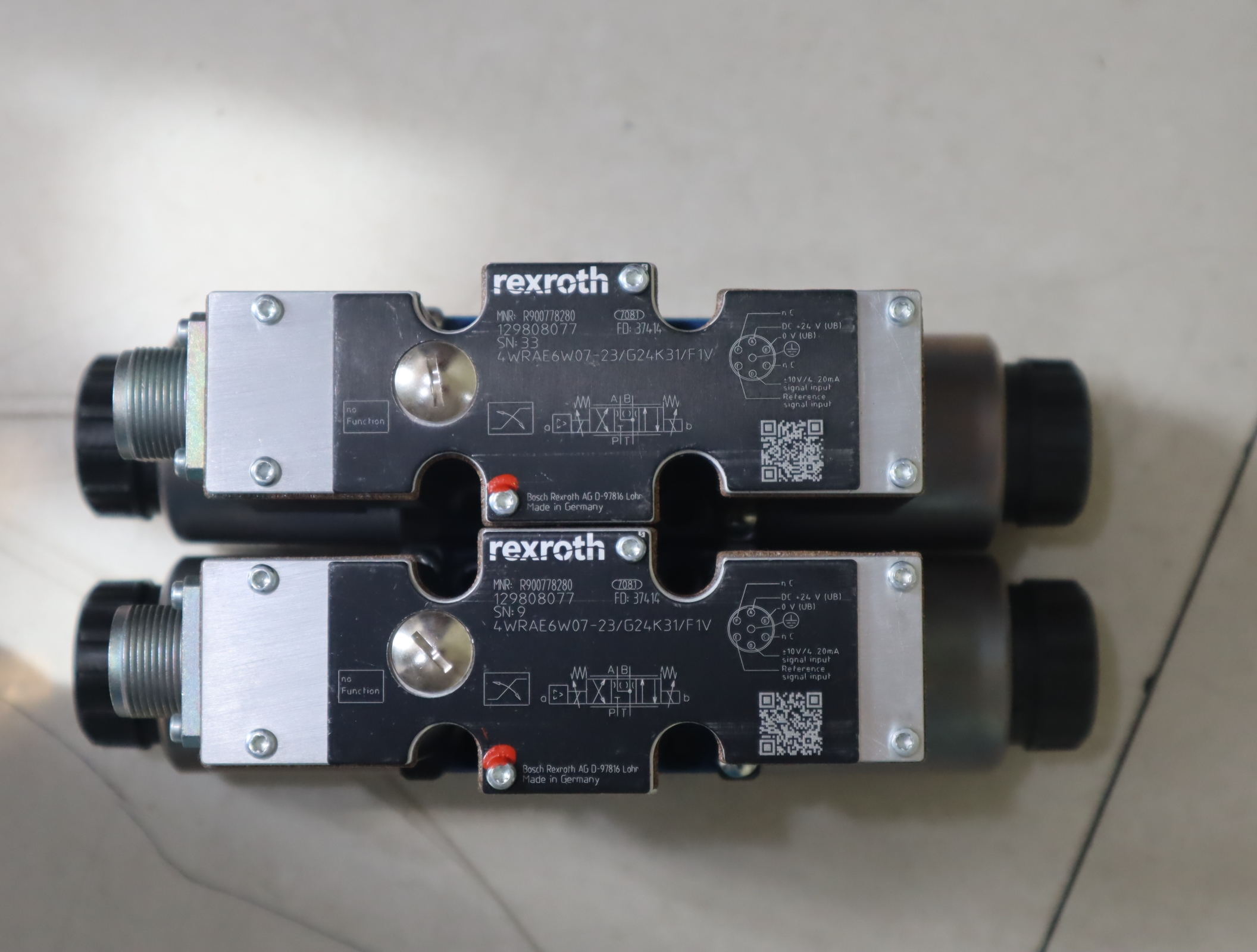 R900778280 4WRAE6W07-23/G24K31/F1V 德国力士乐REXROTH比例阀