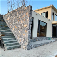 车库铺贴 蓝石英乱形文化石 不规则碎拼片石 景观墙石材 