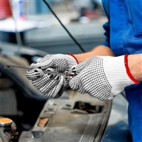 DKP217棉/涤纶手套 PVC涂层 加厚耐用 厂家批发