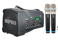 MIPRO咪宝接待办厂矿企业学校接待双话筒扩音机MA100DB