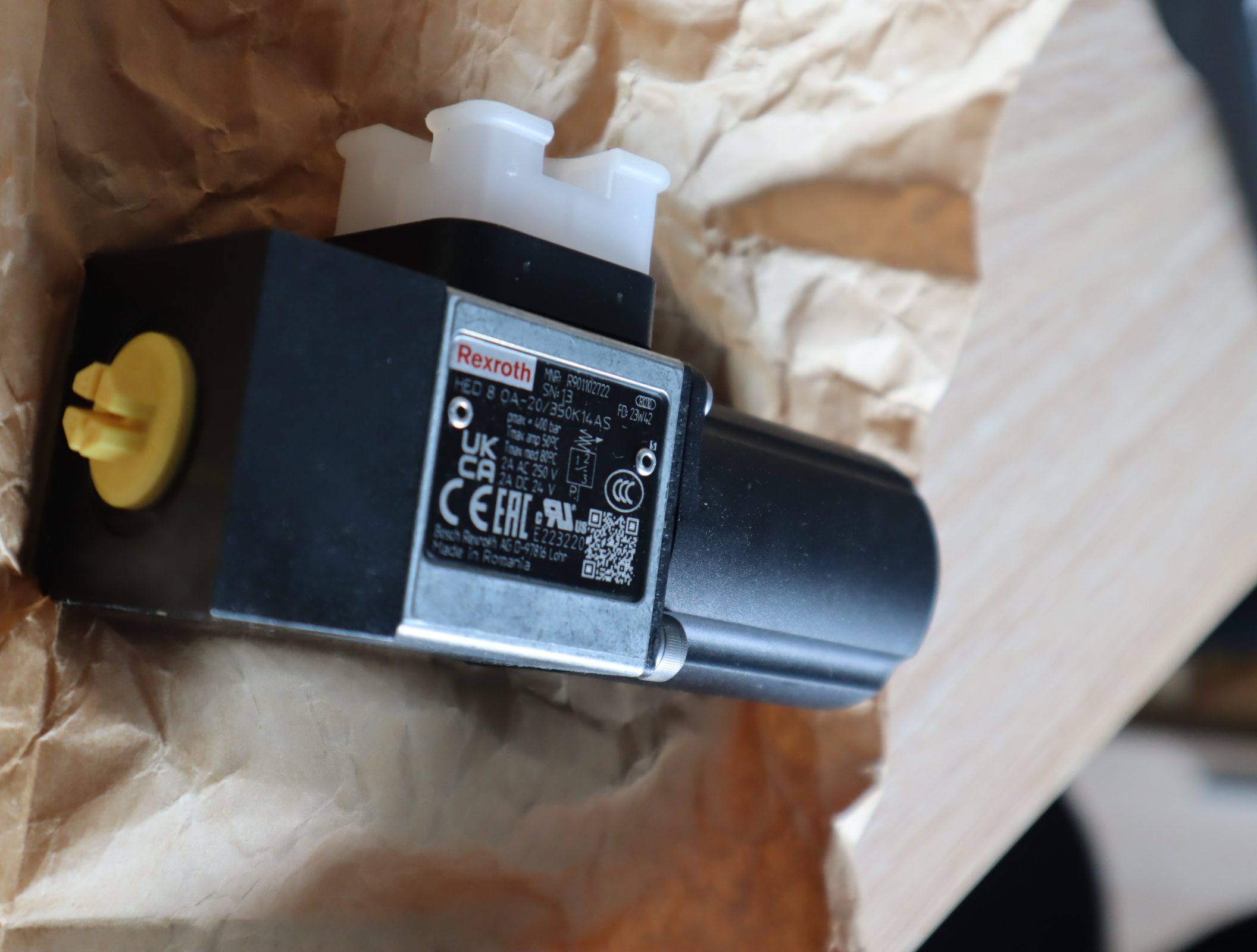 R901102722 HED8OA-2X/350K14AS 力士乐REXROTH压力开关压力继电器