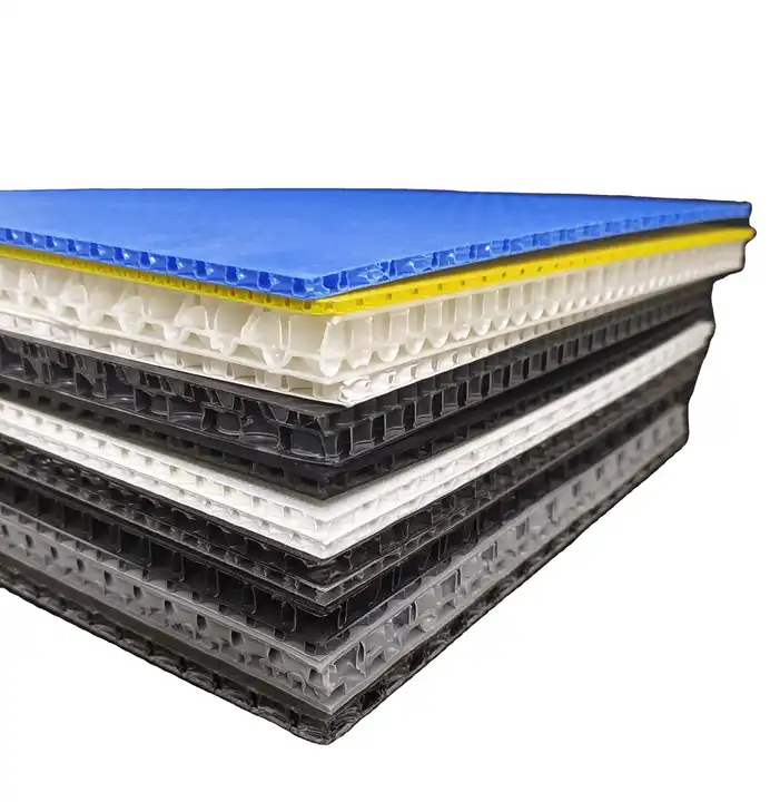 高承重蜂窝板箱室外周转运输防静电电机包装抗紫外pp缓冲蜂窝厂家
