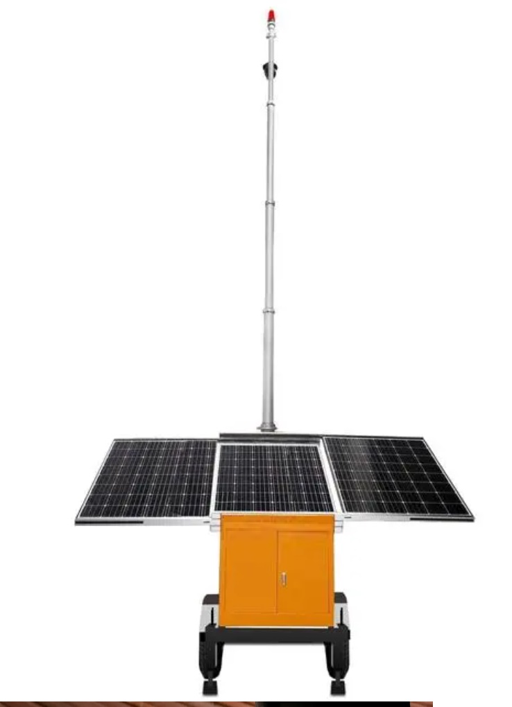 太阳能监控，光伏发电推车，太阳能供电推车