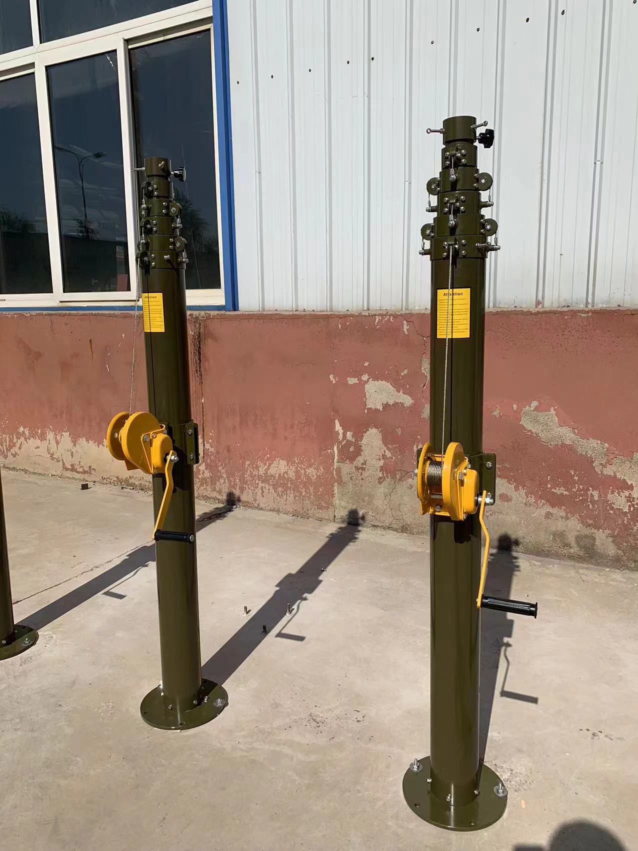 手摇升降杆覆盖通信，照明，监控等领域，可定制