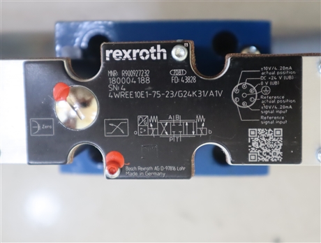 R900927232 4WREE10E1-75-22/G24K31/A1V 德国力士乐REXROTH比例阀