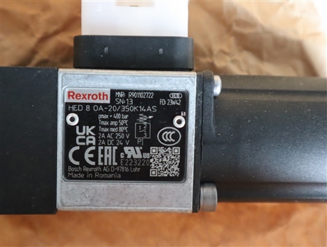 R901102722 HED8OA-20/350K14AS 力士乐REXROTH压力开关压力继电器