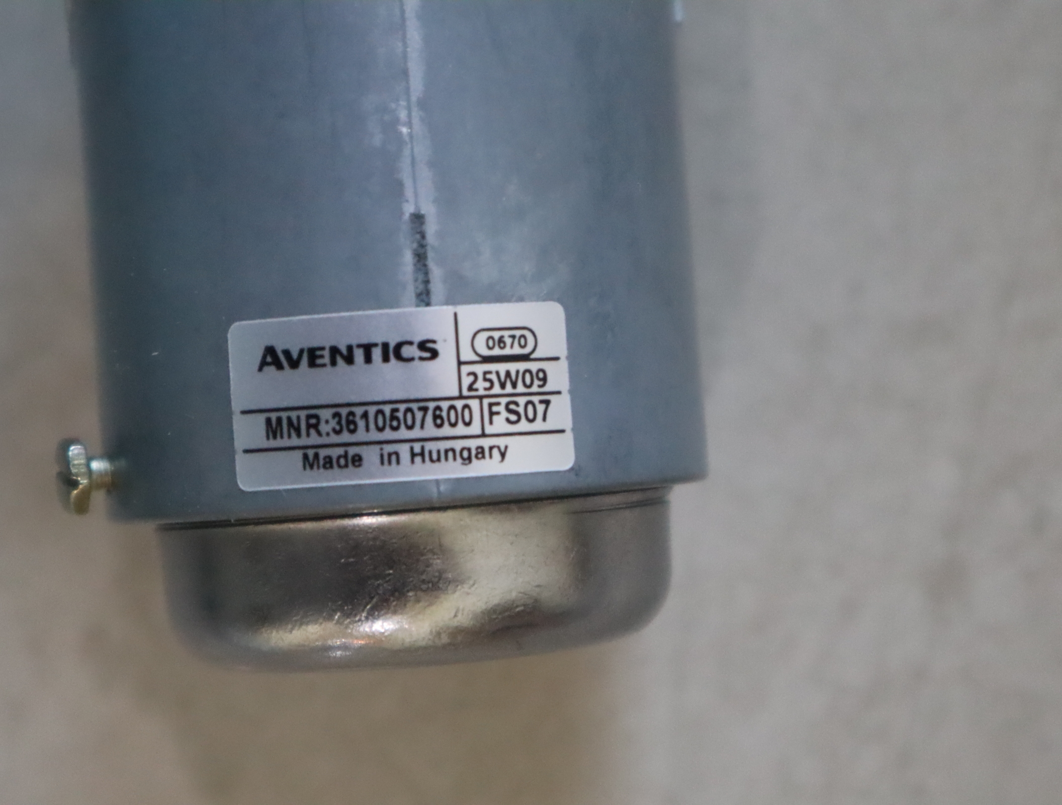 3610507600 FS07 德国安沃驰AVENTICS 气缸气动阀